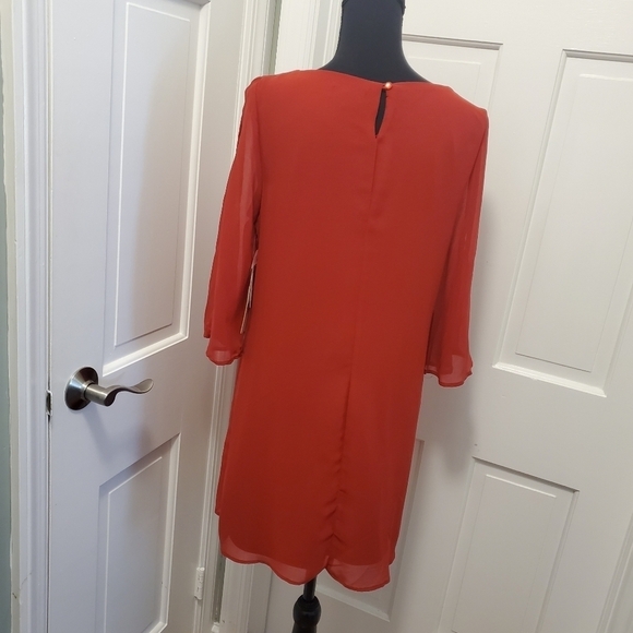 NWT Love Reign Shift Dress Size Large, lightweight cold shoulder - Picture 7 of 13